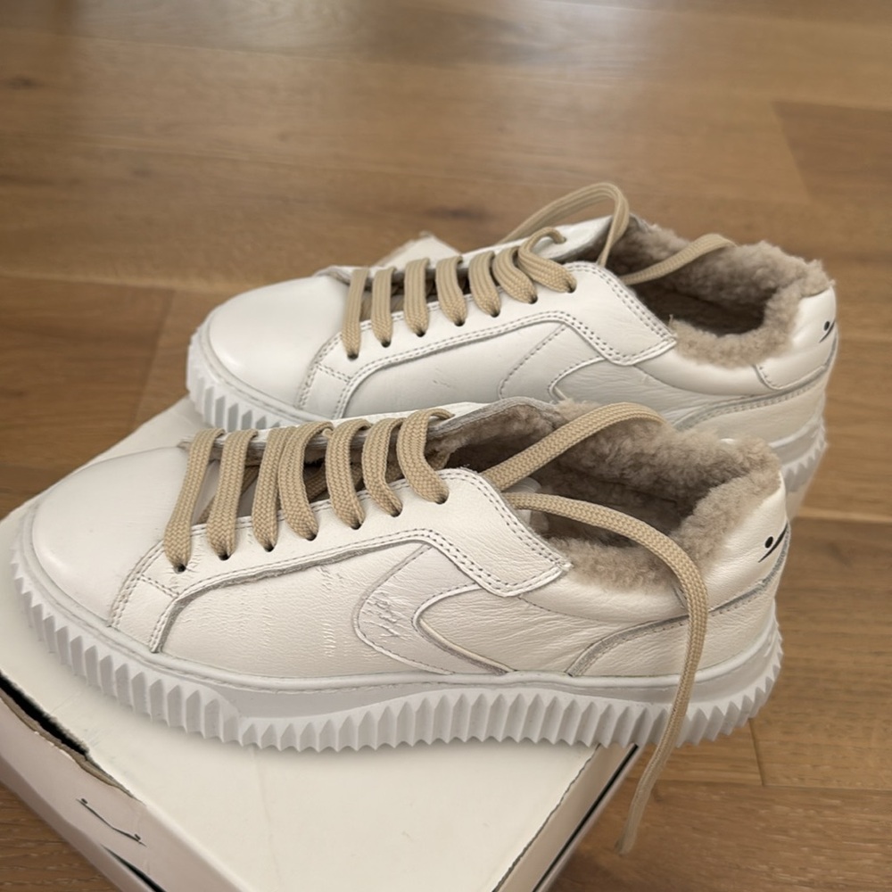 Voile Blanche Lipari shearling sneaker